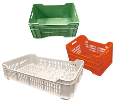 Plastic Crates Vented & Solid Plastic Crates Vented & Solid